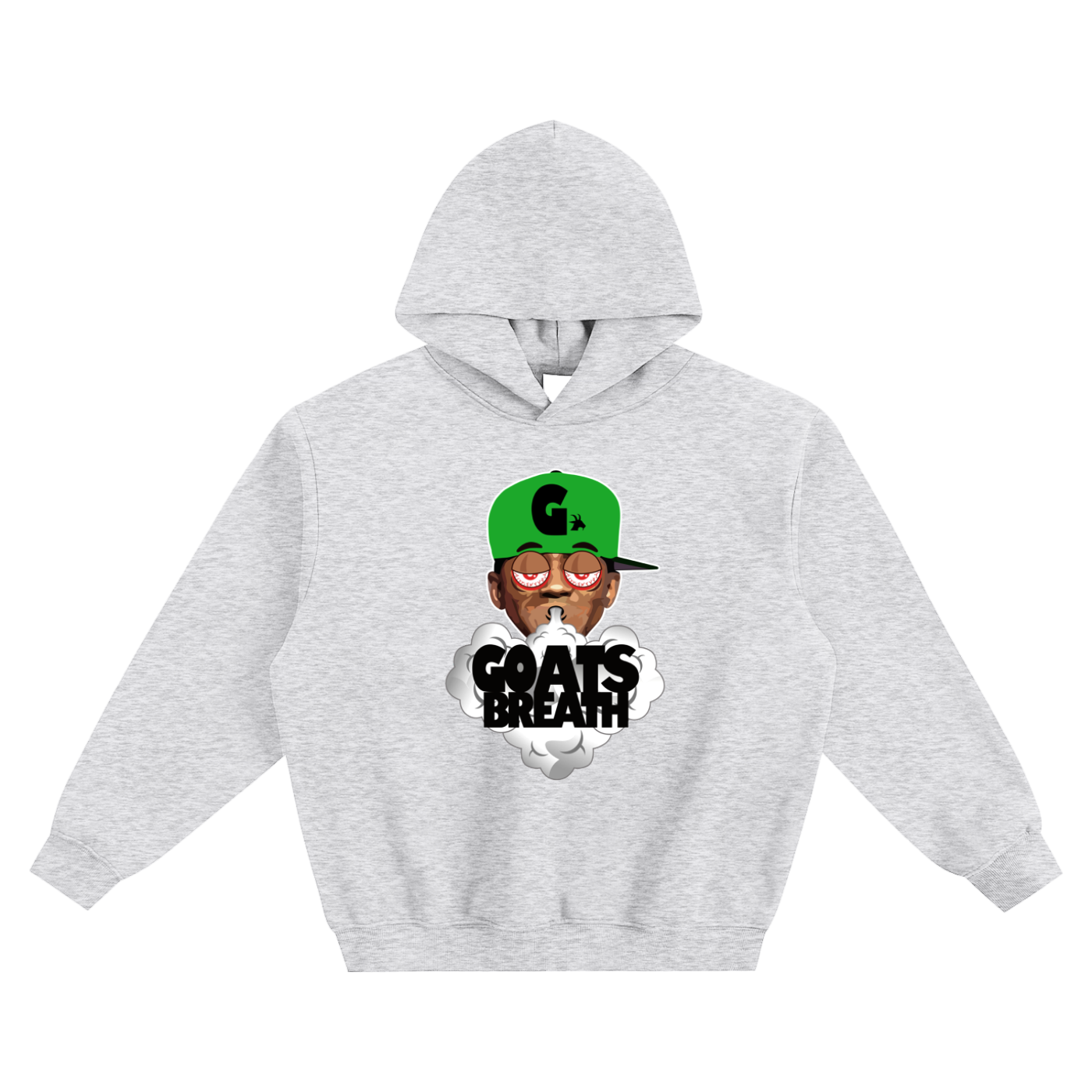 Goats Breath Fleeced Boxy Hoodie