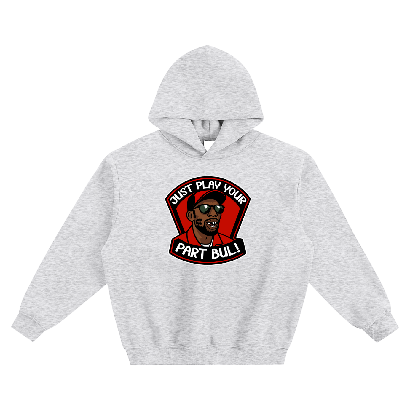 Pottsville Pigeon - White Edition Fleeced Boxy Hoodie