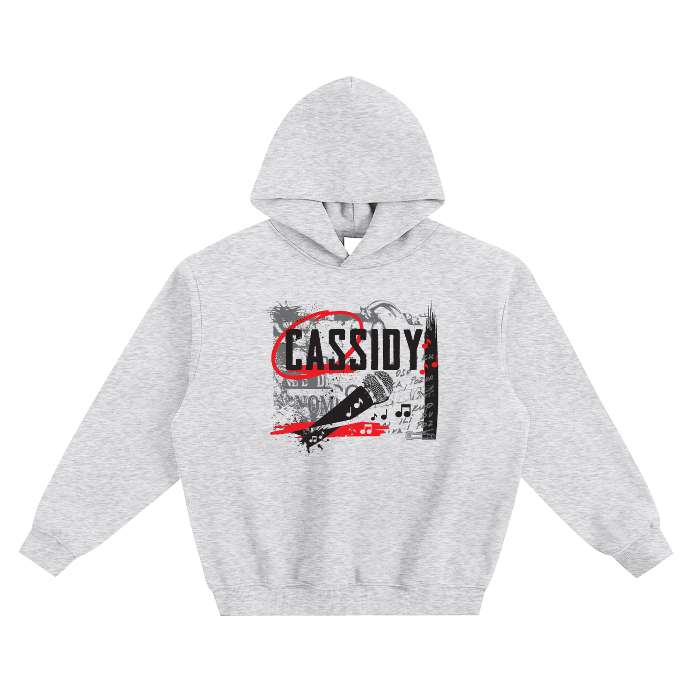 Cassidy Mic Fleeced Boxy Hoodie