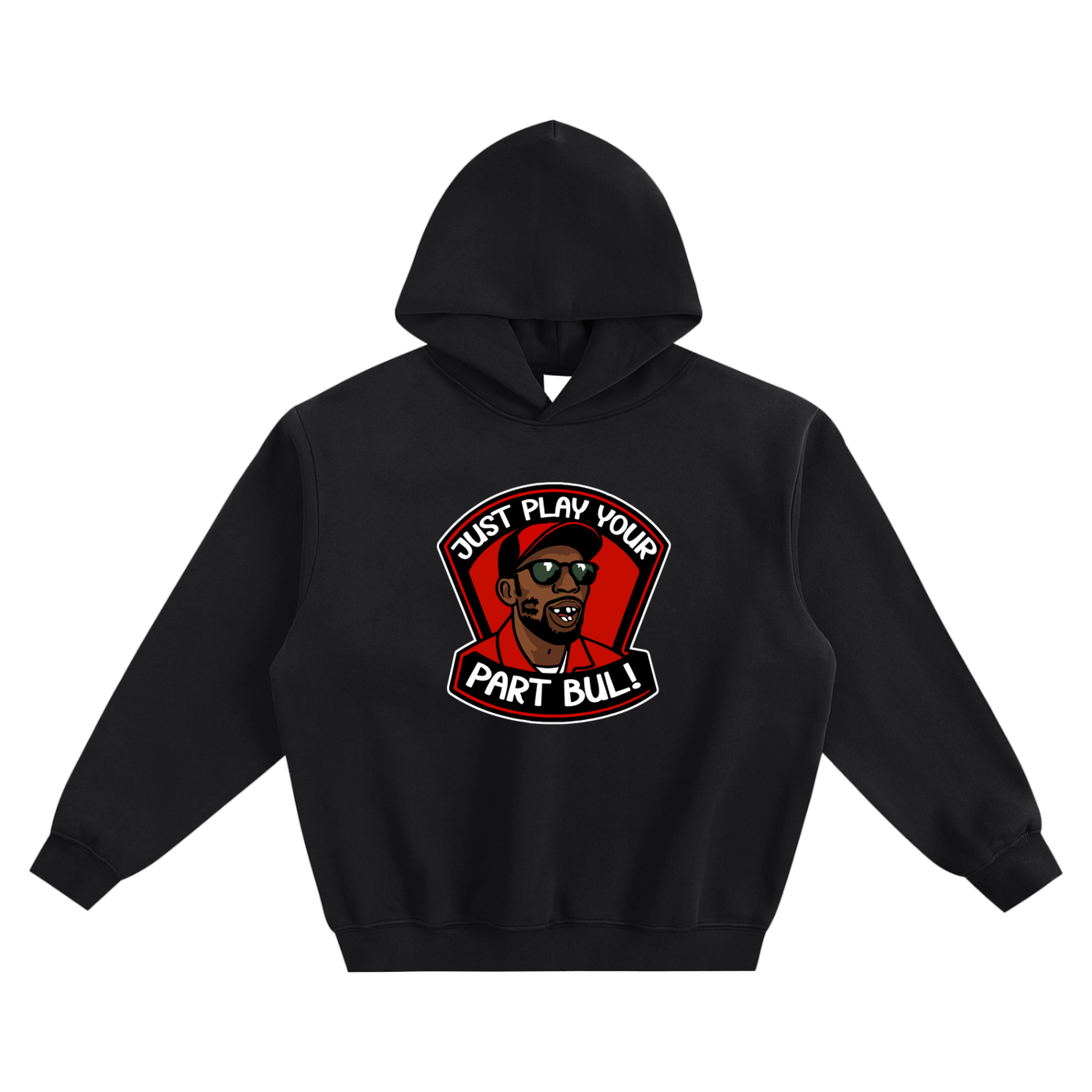 Pottsville Pigeon - Black Edition Fleeced Boxy Hoodie