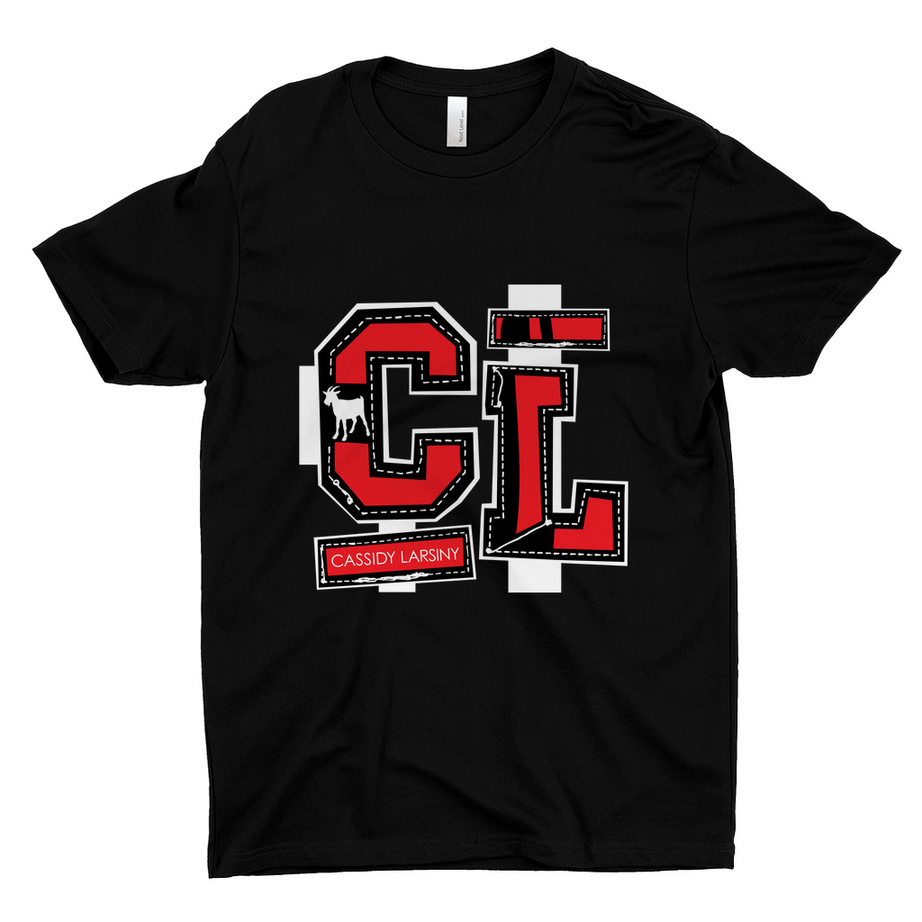 Cassidy Block Initials Tee