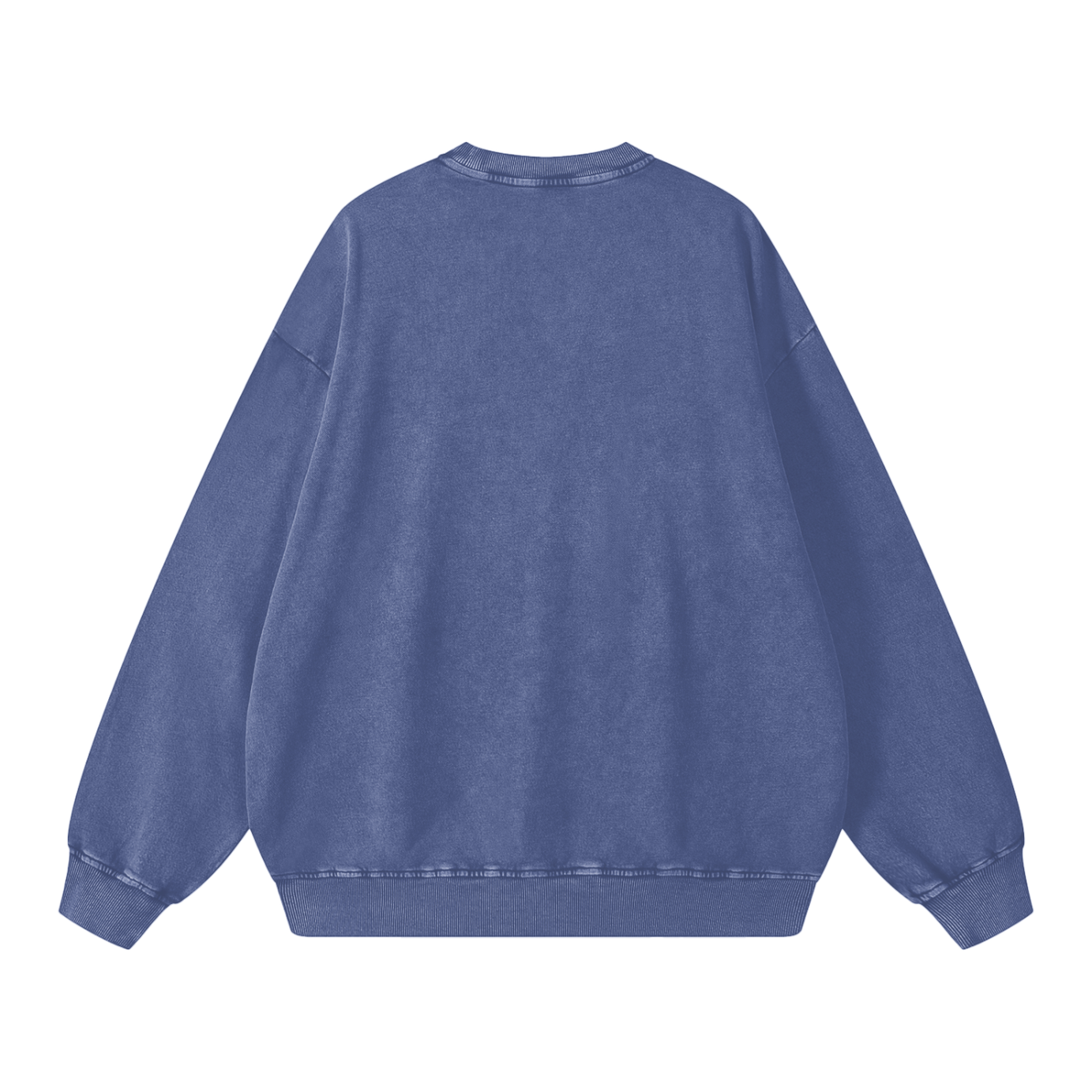 Cassidy Script Blue Oversized Sweatshirt